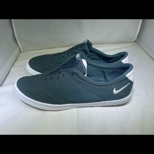 PreOwned Nike Mini Sneaker Canvas Slip-On Gray Women's 8